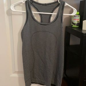 Lululemon Black & White Swiftly Tank